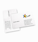 Visitenkarten Karton Leinenstruktur