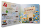 Bee Happy FlowerStick - Schild